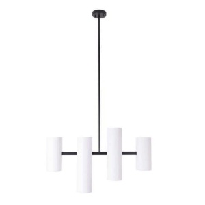 Lustra design modern LAXER 4L, alb - Img 1