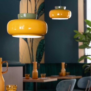 Lustra design retro realizata manual din ceramica MARACANÀ 221921 universul-luminii.ro