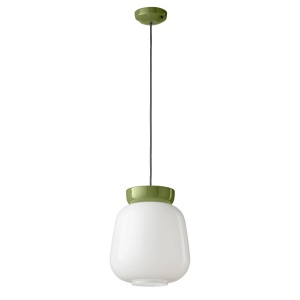 Lustra design retro realizata manual din ceramica si sticla CORCOVADO