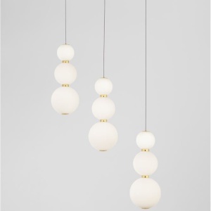 Lustra dimabila moderna cu 3 pendule LED FLEA 121371 universul-luminii.ro