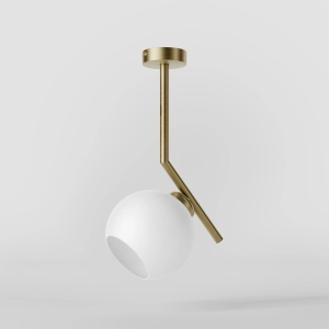 Lustra din alama stil modern Art Deco Spheres