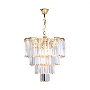 Lustra eleganta design deosebit AMEDEO, auriu 17106/4+1-GLD ZL