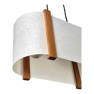 Lustra fabricata manual din lemn SCALA 2L - Img 3