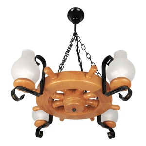 Lustra in stil marinaresc fabricata manual din lemn Timona WOOD-TI-SP4 231661 universul-luminii.ro