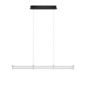 Lustra LED 2700K suspendata design liniar PHEME nickel satinat - Img 2