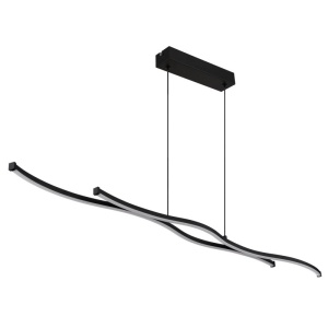 Lustra LED aluminiu negru mat BOYD - Img 1