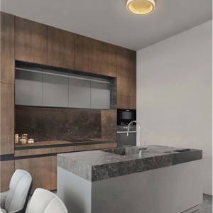 Lustra LED aplicata deosebita design modern KLEPSIDRA, 40cm - Img 4