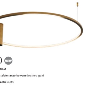 Lustra LED aplicata design circular Queen 80cm - Img 4