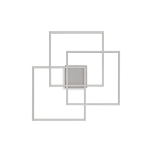 Lustra LED aplicata design geometric FRAME-2 PL 230702 IDL