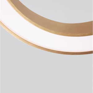 Lustra LED aplicata design modern OPAL 50W aurie - Img 6
