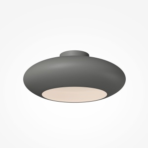 Lustra LED aplicata tavan din aluminiu gri Aros - Img 7
