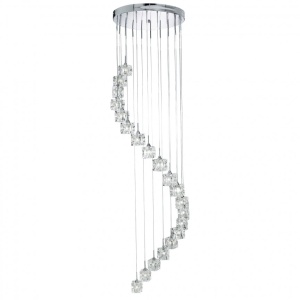 Lustra LED casa scarii design modern Ice Cube H-1,8M 6720-20-LED SRT - Img 1