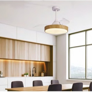 Lustra LED CCT cu ventilator si telecomanda ALASKA negru MA-8754 247351 universul-luminii.ro