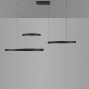 Lustra LED circulara cu 3 inele 80/60/40cm ELOWEN 228461 universul-luminii.ro