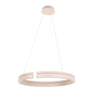 Lustra LED circulara iluminat sus si jos PICO bej 60cm
