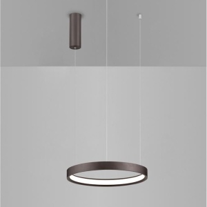 Lustra LED circulara PERRINE 40cm, maro 228481 universul-luminii.ro