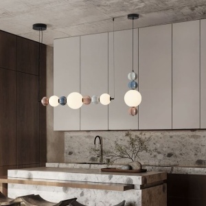 Lustra LED cu ceramica multicolora DAZZ - Img 2