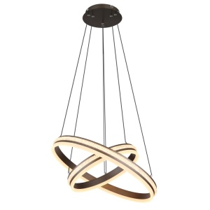 Lustra LED cu telecomanda design modern Grouni 60cm 135571 universul-luminii.ro