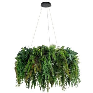 Lustra LED cu telecomanda Garden 120 negru