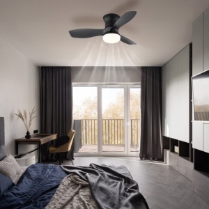 Lustra LED cu Ventilator si telecomanda IRWIN