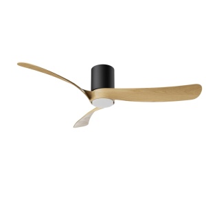Lustra LED cu Ventilator si telecomanda NEMO G negru/lemn - Img 4