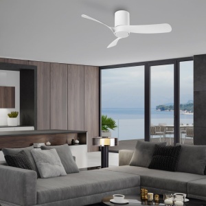 Lustra LED cu Ventilator si telecomanda NEMO M alb - Img 3