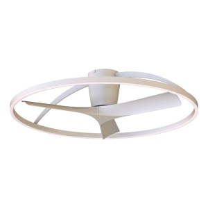 Lustra LED cu ventilator si telecomanda NEPAL II L alb - Img 2