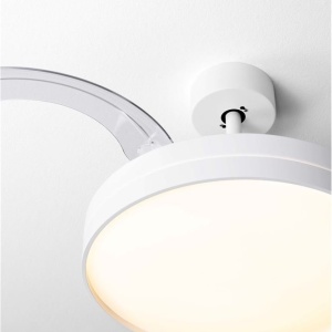 Lustra LED cu Ventilator si telecomanda NEVMA alb 238521 universul-luminii.ro