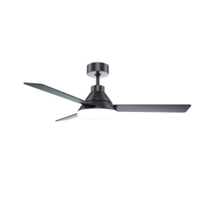 Lustra LED cu Ventilator si telecomanda Olalla maro/lemn