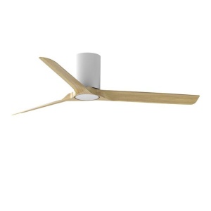 Lustra LED cu ventilator si telecomanda POLAR alb/tec