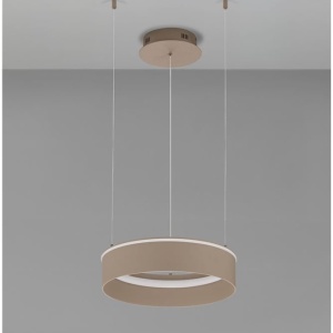 Lustra LED design circular OLIVIA bej D-40cm - Img 3