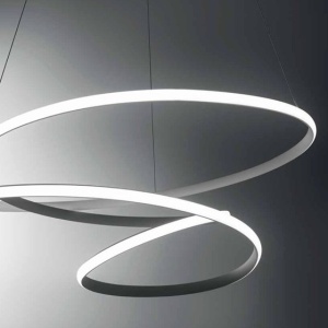Lustra LED design modern Diva 85cm, auriu, alb sau titan 227171 universul-luminii.ro