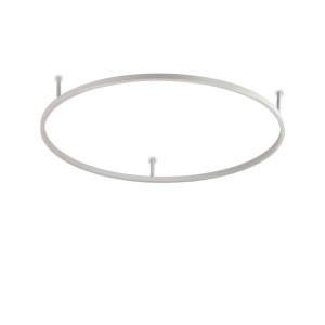 Lustra LED design modern geometric ORACLE SLIM PL D090 ROUND 3000K ON-OFF WH - Img 1