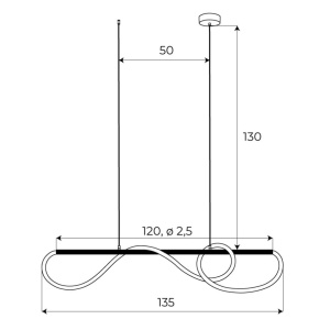 Lustra LED design modern LAGUNA - Img 2