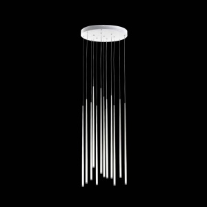 Lustra LED design modern minimalist 45cm Louise 12 white ZZ AZ3421 80041 universul-luminii.ro