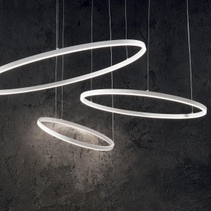 Lustra LED design modern ORACLE SLIM SP D070 ROUND 3000K ON-OFF WH 82301 universul-luminii.ro