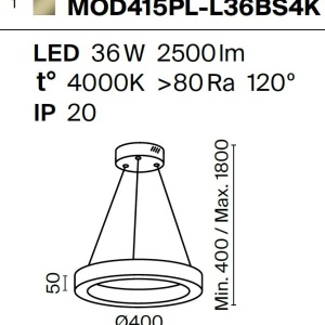 Lustra LED design modern Saturno alama 212431 universul-luminii.ro