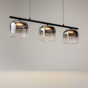 Lustra LED design modern Spirito negru - Img 4
