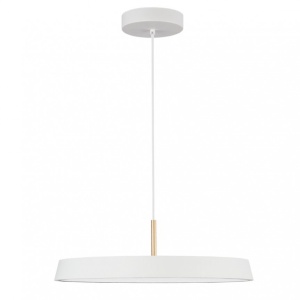 Lustra LED design modern VETRO 50cm, alb