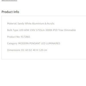 Lustra LED dimabila design circular EMPATIA D-60cm 137891 universul-luminii.ro