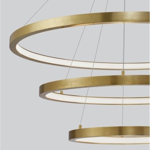 Lustra LED dimabila design circular EMPATIA D-80cm - Img 4