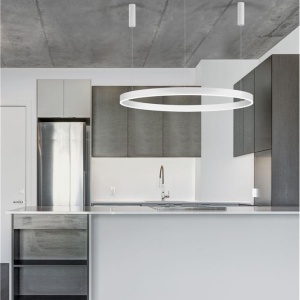 Lustra LED dimabila design circular MOTIF D-120cm - Img 2