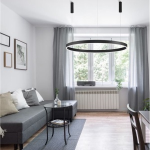 Lustra LED dimabila design circular MOTIF D-120cm - Img 2