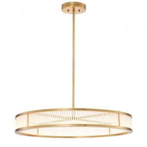 Lustra LED dimabila suspendata design elegant Thibaud L, alama antic - Img 1