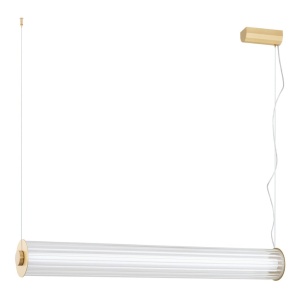 Lustra LED eleganta realizata manual Hampton alama periata 158351 universul-luminii.ro