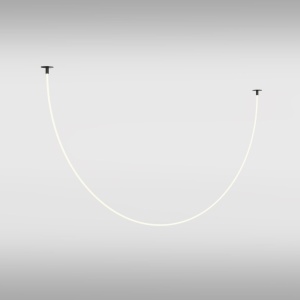 Lustra LED incastrabila tavan fals design modern Tau negru