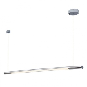 Lustra LED liniara, suspendata Organic 150cm, crom P0359 MX