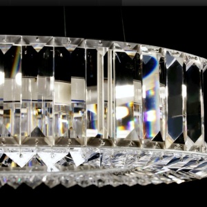 Lustra LED LUX moderna design circular D65 PRISMATIC 02 - Img 3