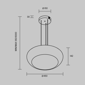 Lustra LED suspendata Bassa - Img 7