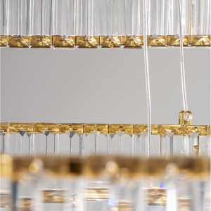 Lustra LED suspendata cristal design elegant AURELIA 92W - Img 7
